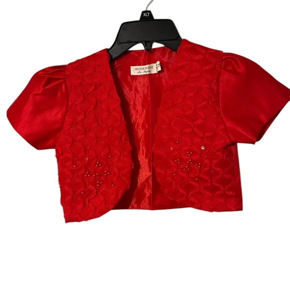 Richie House Other - Richie House Girls Bolero with Pearls